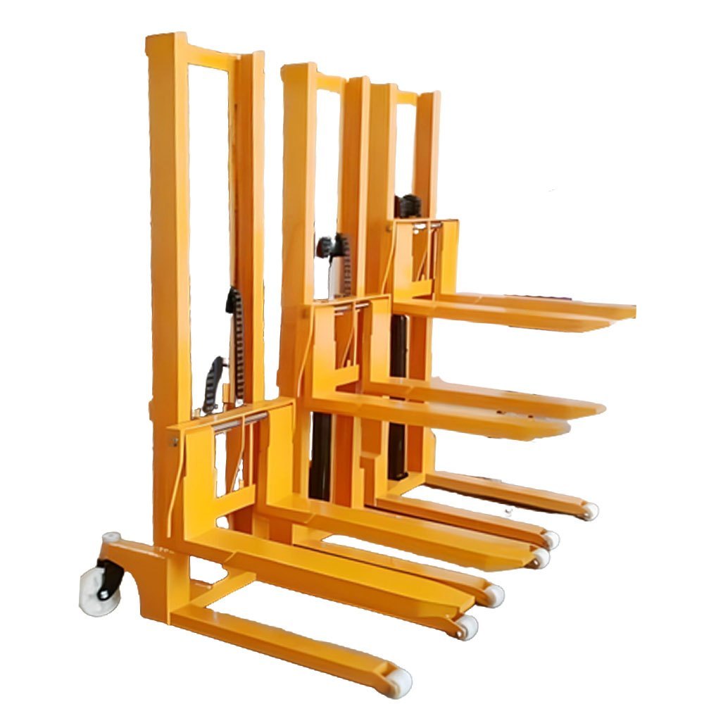 Mild Steel Manual Fork Stacker, For Industrial
