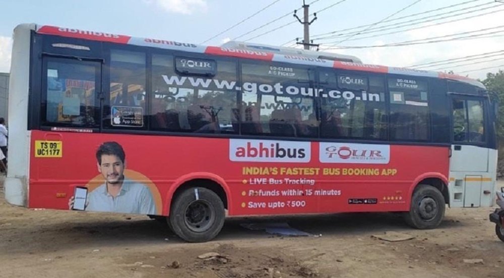 Offline Bus Branding Advertising Service