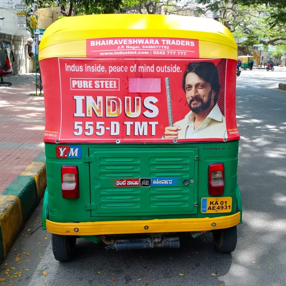 REXIN/LEATHER Outdoor Auto Branding Advertising Service, in Pan India, Mode Of Advertising: Offline