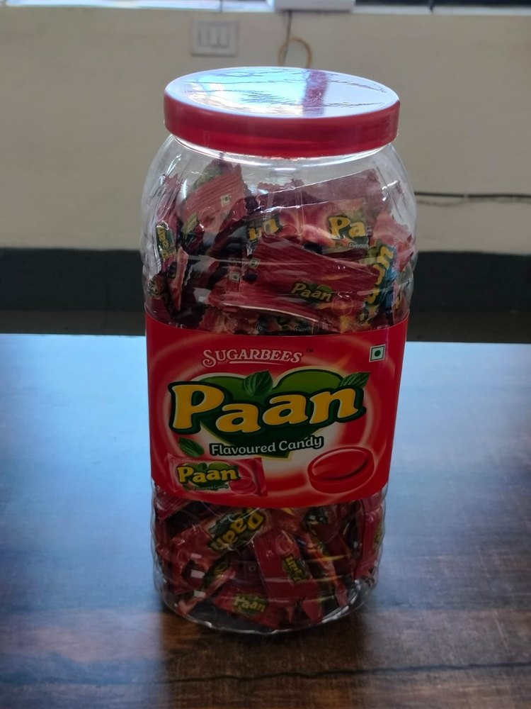 Round Sugarbees Paan Candy, Packaging Type: Plastic Jar