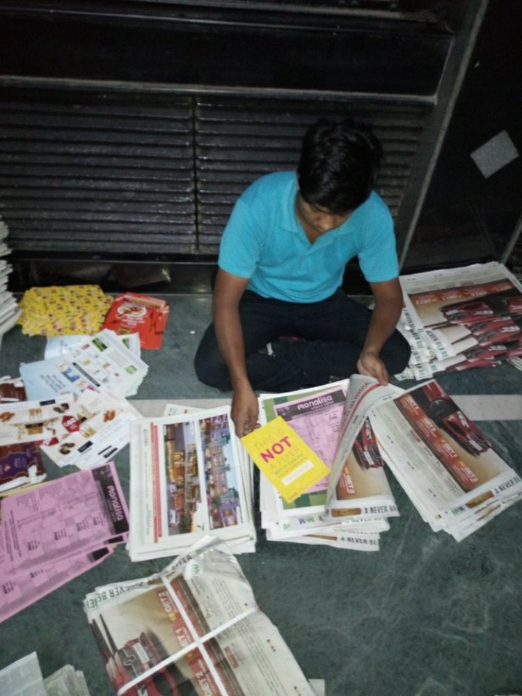 News Paper Insertions Newspaper Inserting Services, Mode Of Advertising: Offline