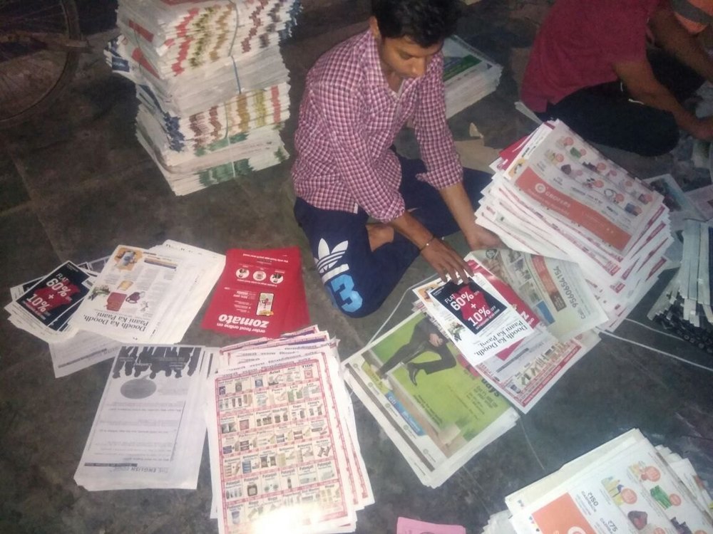13x19inch Pamphlet Insertion Service, In Pan India