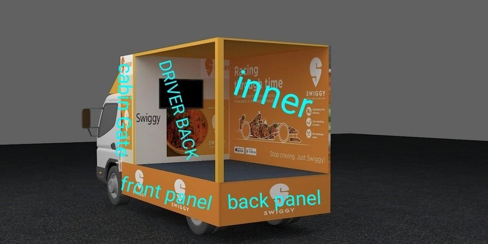Mobile Van Advertisement Service, For Advertising, Offline