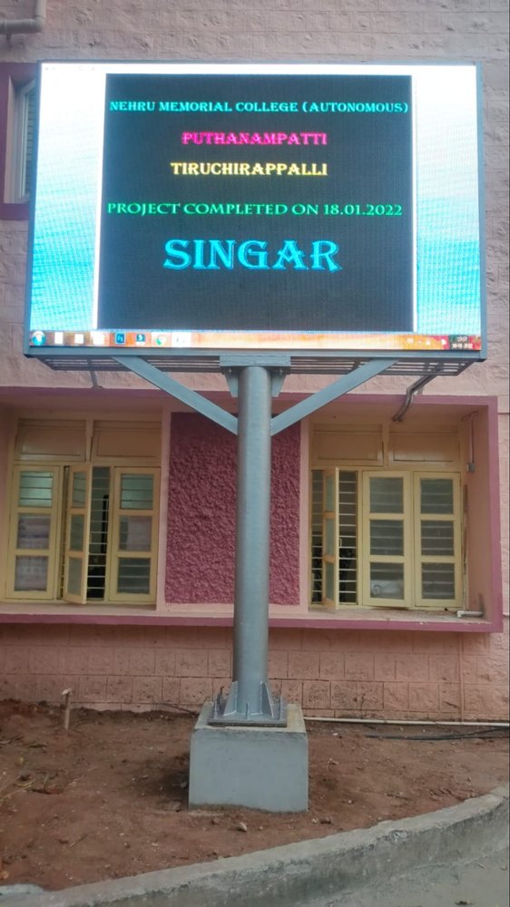 Fixed Installation Steel P6 Led Billboard Advertising, For Outdoor
