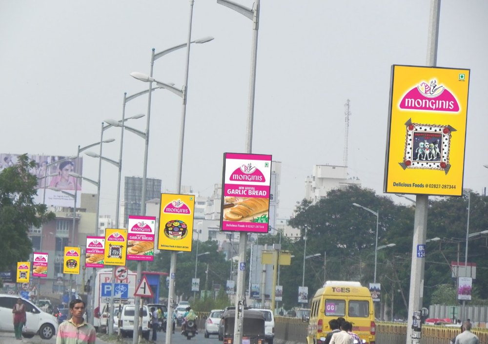 Pole Kiosk Advertising