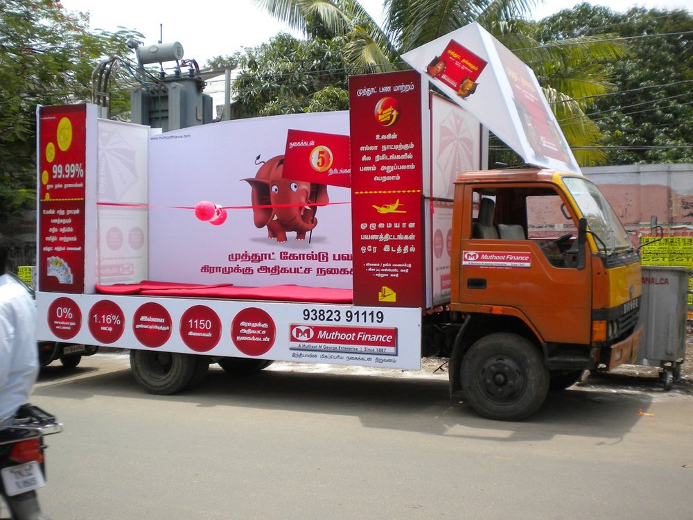 Flex Outdoor Mobile Vans Advertising Service, For Branding And Sales Promotion, in Chennai