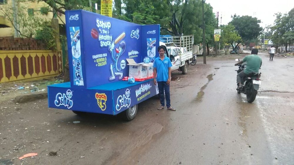 Quote Is For A Month Flex Road Show Advertisement Service, in Pan India, Road Show Timing: 8 Hour in A Day