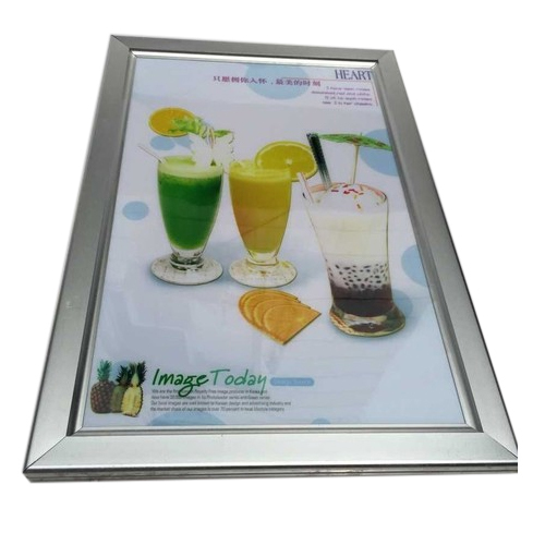 Black Aluminium Printed Theater LED Poster Frame