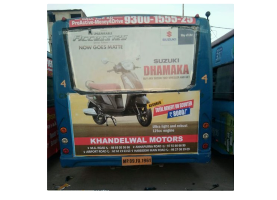 Banner Bus Shelter Advertisement In Jaipur