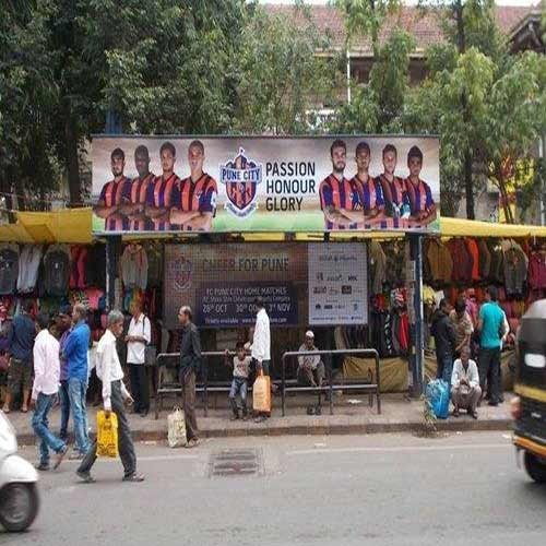 Outdoor Bus Shelter Advertisement, For Promotion, Mode Of Advertisement: Offline