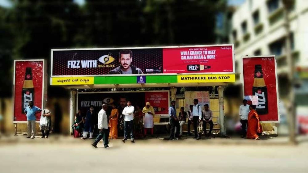 30 Days Flex Bus Shelter Advertising Service, For Outdoor, in India