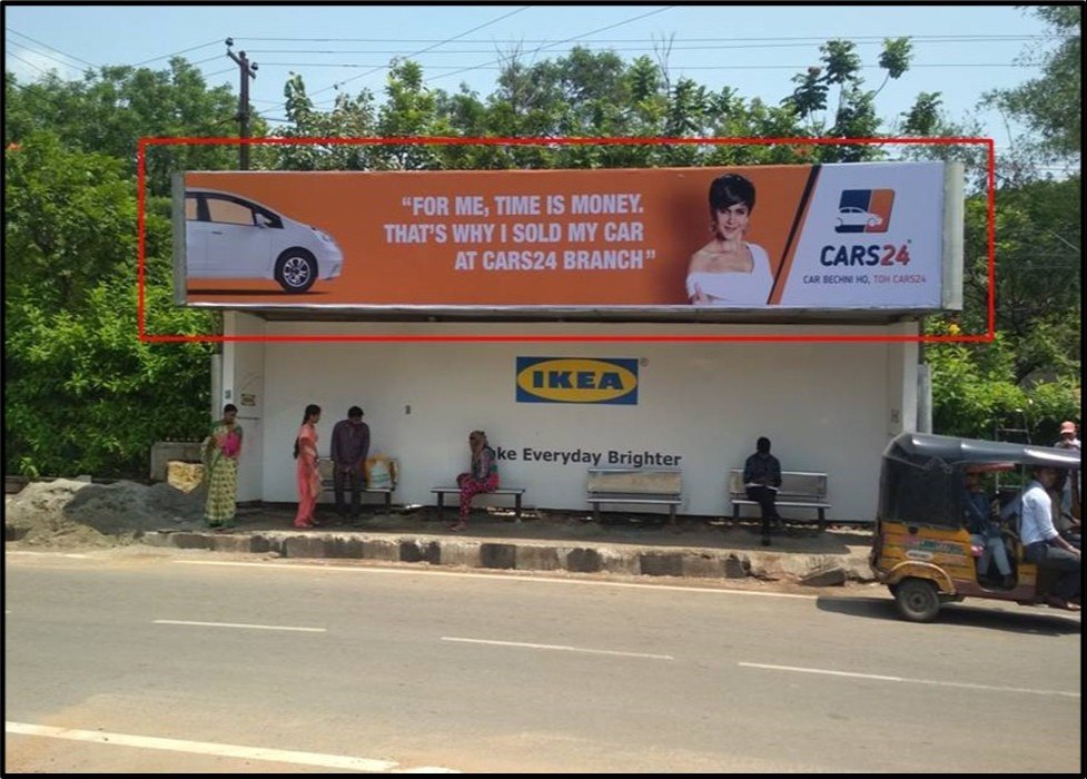 Normal Modern Bus Shelter Advertising, in Hyderabad