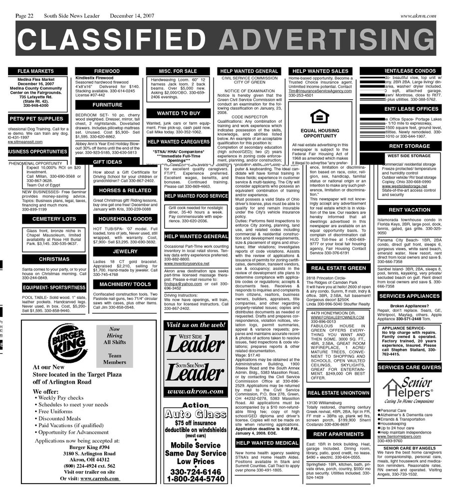 Newspaper Classified Advertisement, in Pan India