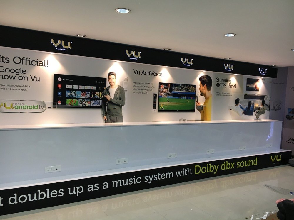 Led Screen Outdoor And Indoor Wooden Display Stand Advertising Services, in Chandigarh