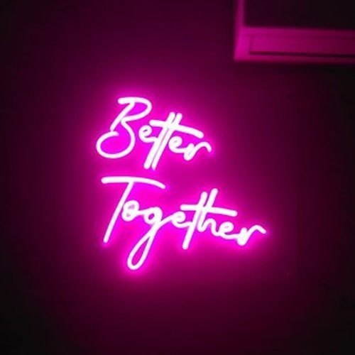 Acrylic Rectangle Neon Sign Advertising Services, For Outdoor