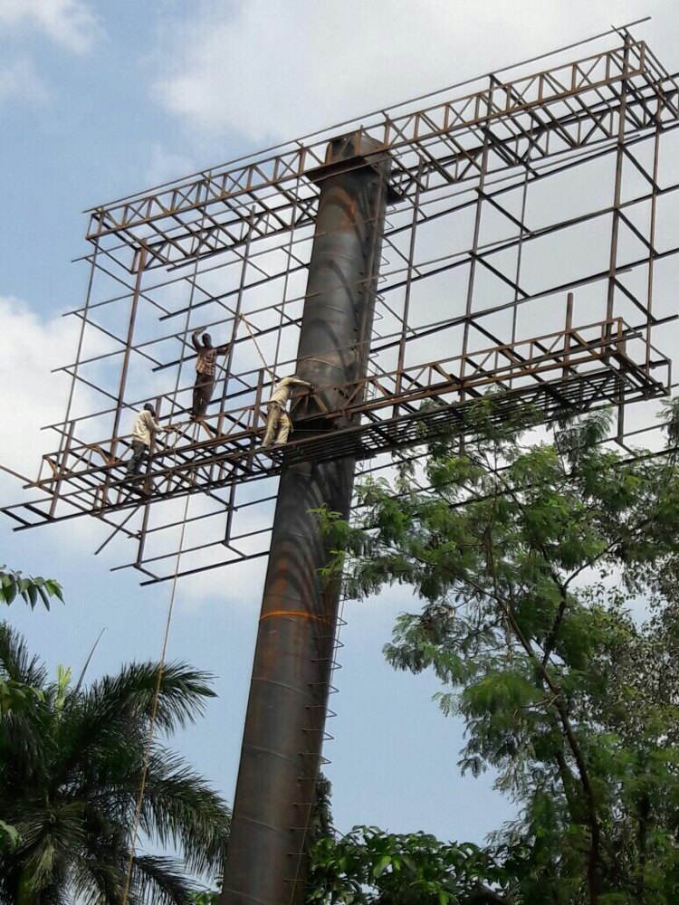 Outdoor Advertising Iron Billboard Installation Service, in Pan India