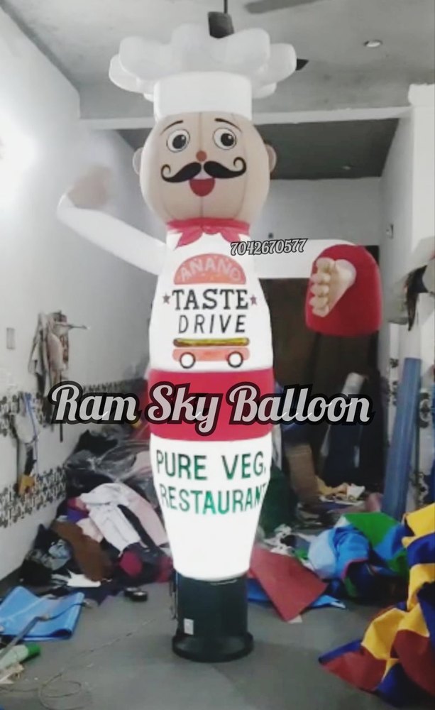 Nylone Fabric Top Quality Sky Air Dancer For Pure Veg Restaurant In Indore