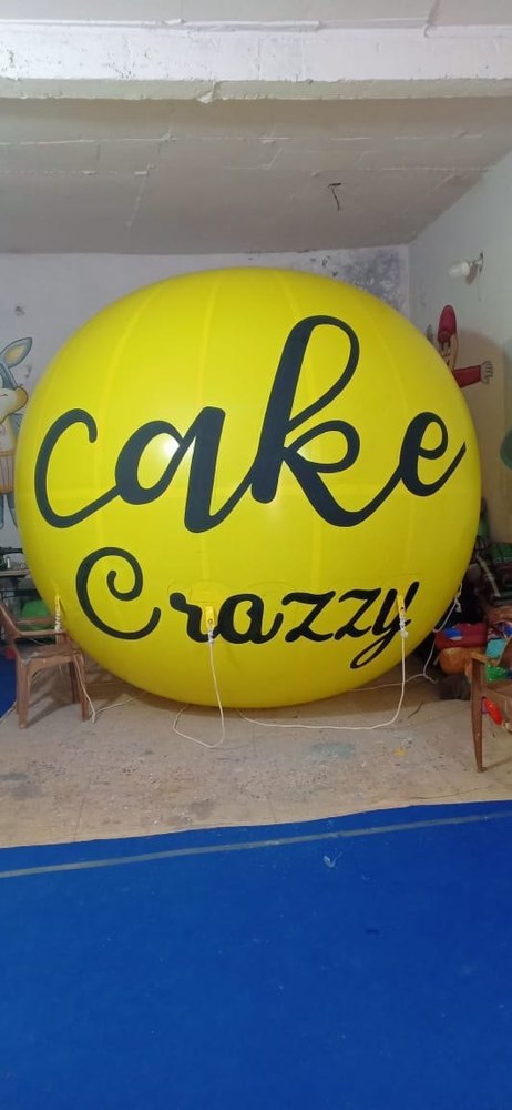 Pvc Add156 Sky Balloon Advertising Manufacturer, Size: 12 Feet, 20 Mm