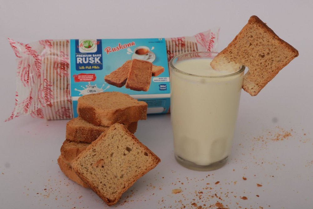 Mill Fill Navagrain Millet Rusk, 110 Grams, Packaging Size: 110gm