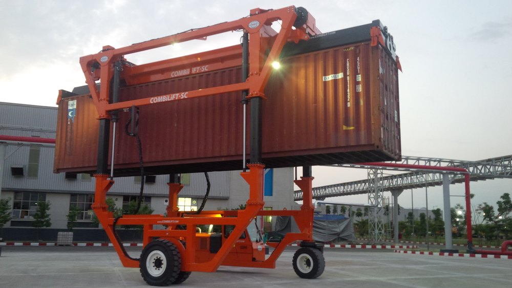 2000-3000 mm Electric Straddle Carrier Truck, For Industrial