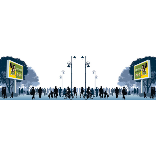 Advertising Flex Outdoor Media Planning Service, For Advertising, in Delhi