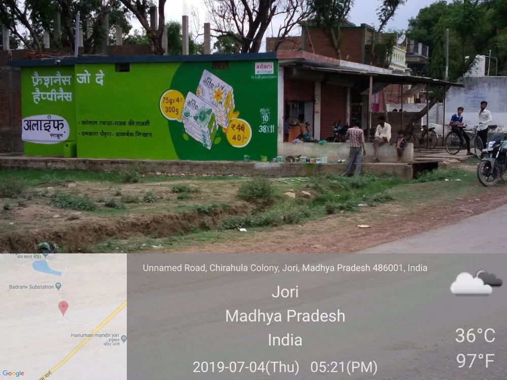Oil Paint Outdoor Rural Wall Painting Advertising Services