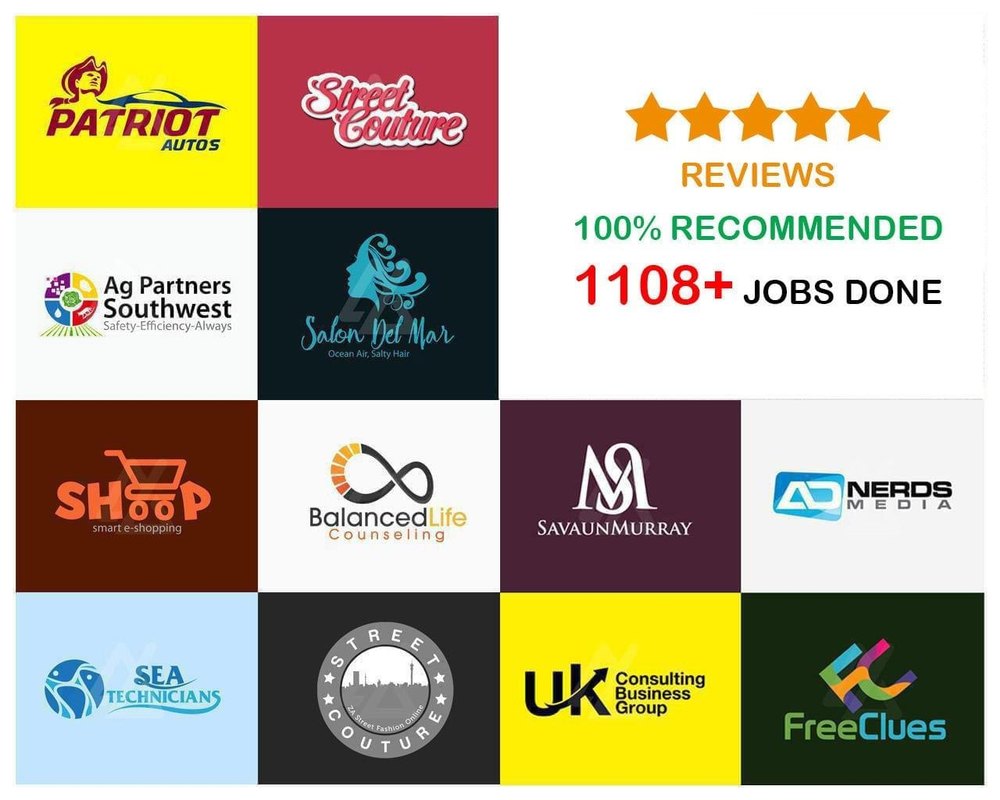 2D Professional Logo Designing Service
