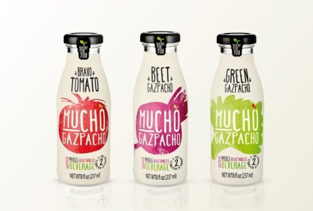 2D Vegetable Beverage Bottle Label Designing Services