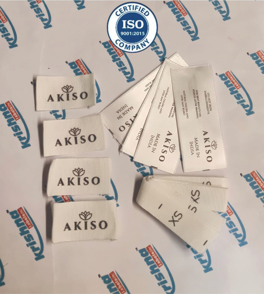 printed Cotton Label Design