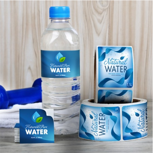 Water Bottle Label Design Services