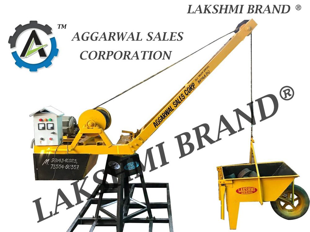 Lakshmi Brand Mini Material Lifting Machine, ASCREMOTELIFT