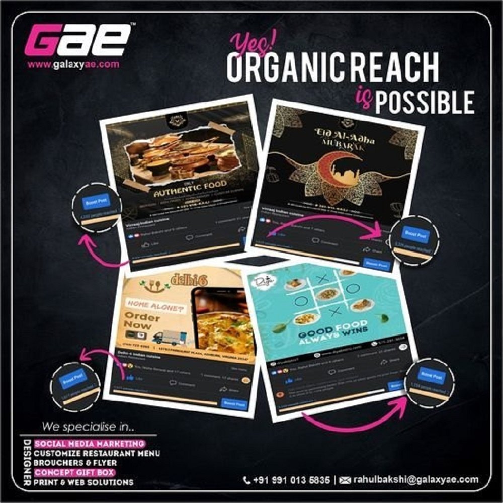 Facebook Social Media Advertising Services, Restaurants