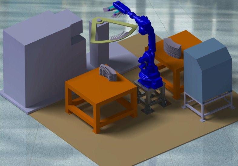 420V Robotic Pick And Place System, 3 Phase