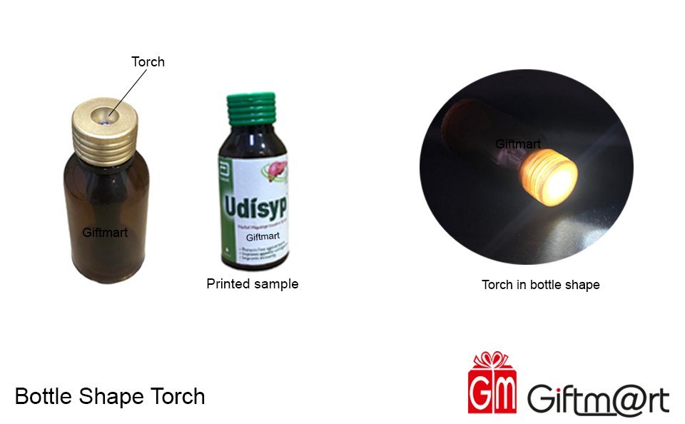 Giftmart Plastic Medicine Bottle Shape Torch, Lithium Ion, Capacity: Works On Battery