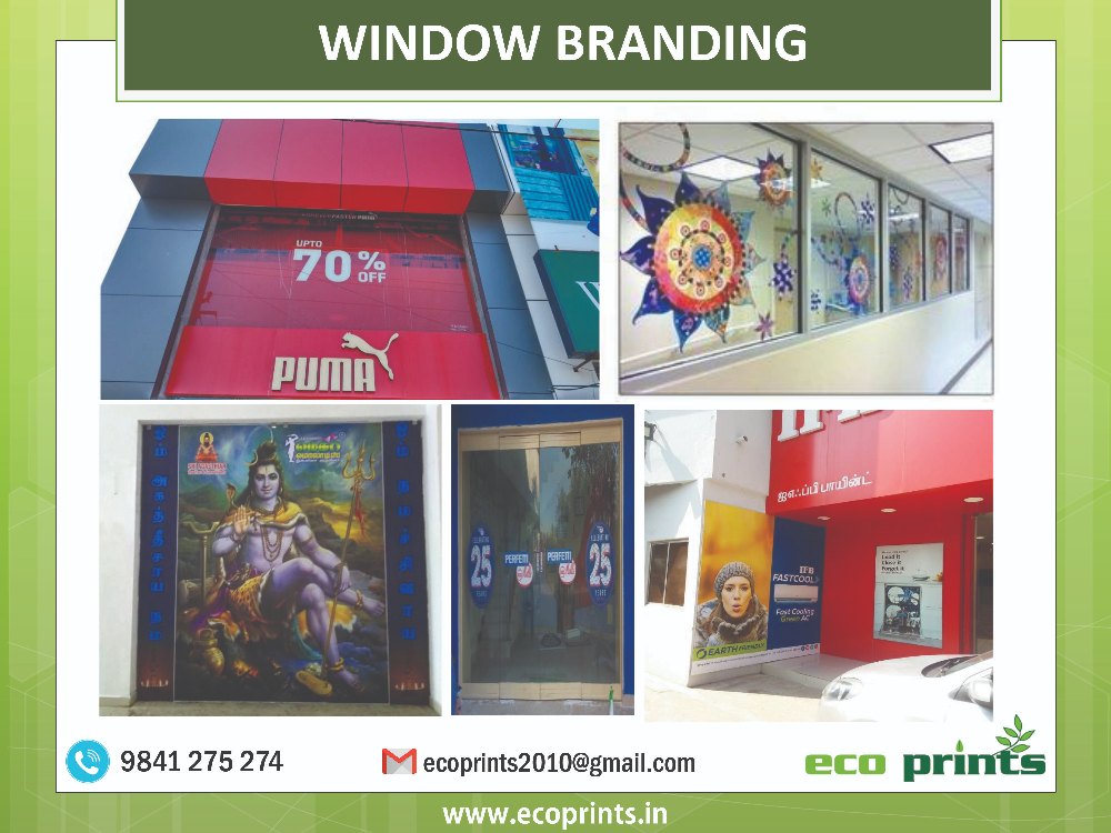 Window Branding Services, Chennai