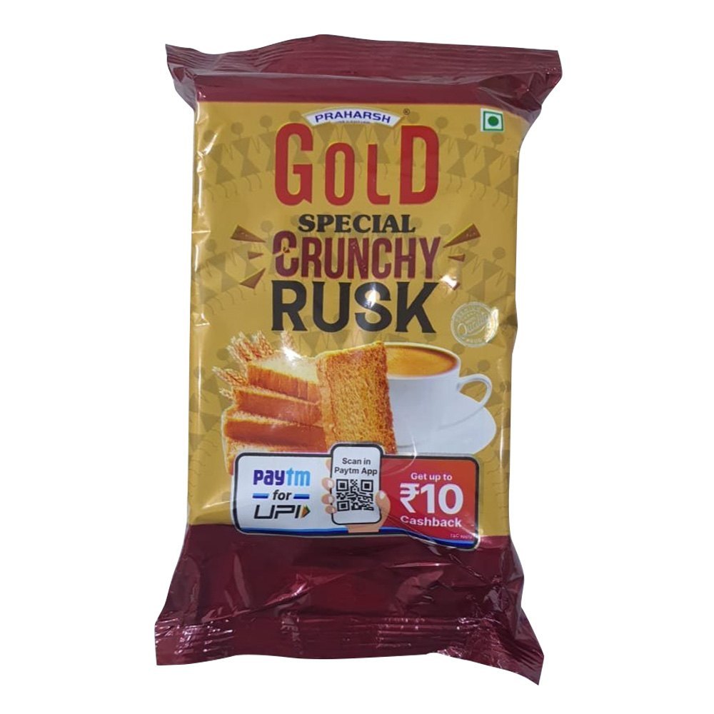 Almond Gold Crunchy Rusk Toast, Packaging Type: Packet, Packaging Size: 100 Gram