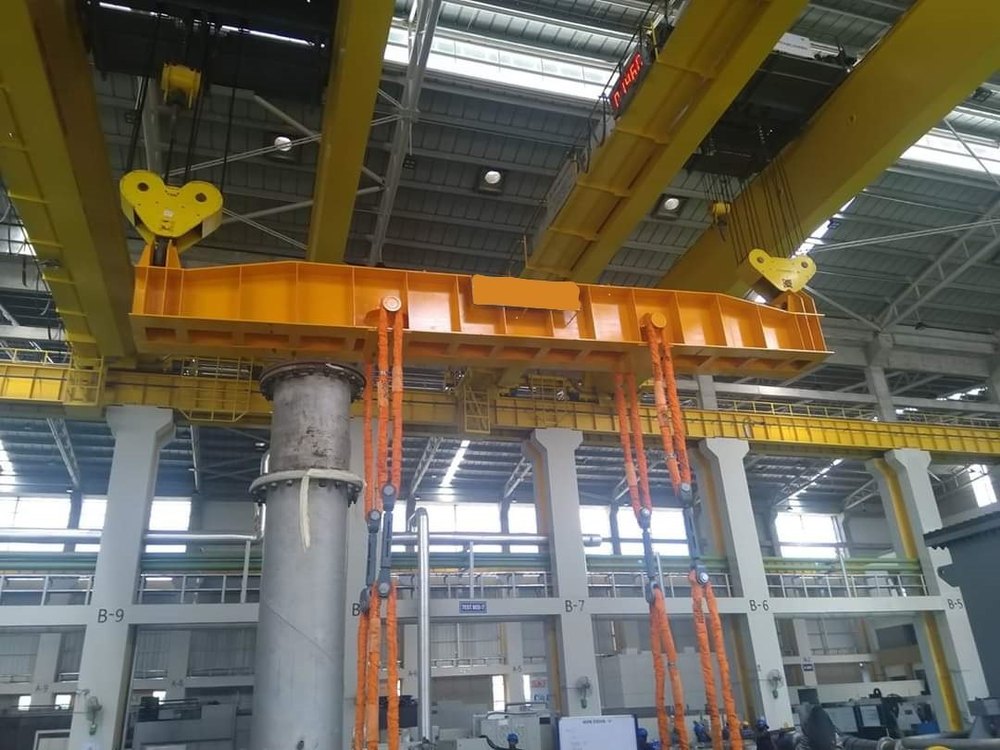 Material Handling Rollers Spreader Beam