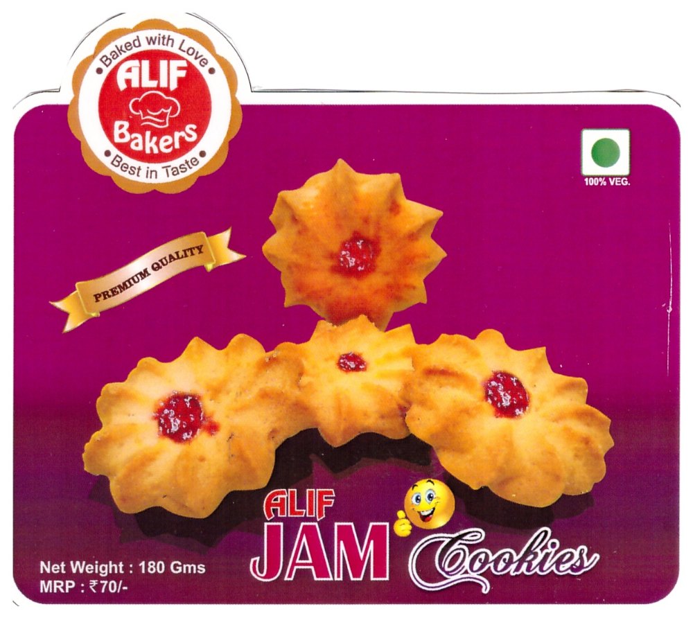 Coll & Dry Place Alif Bakers Jam Cookies
