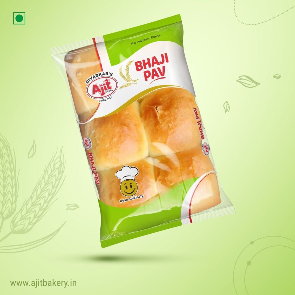 Ajit Bhaji Pav, For Home, Packaging Type: Packet
