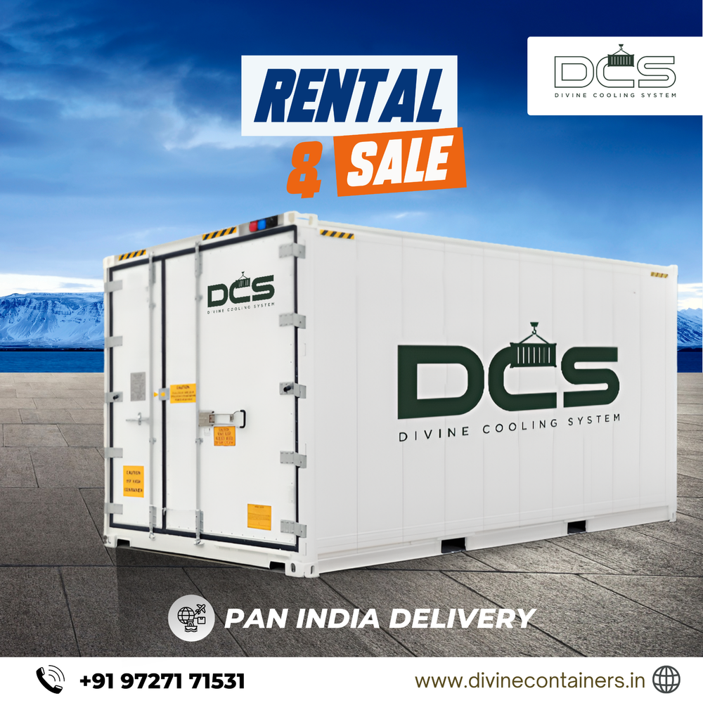 Divine 40 FT Brand New Carrier Refrigerated Cold Storage Container Rental