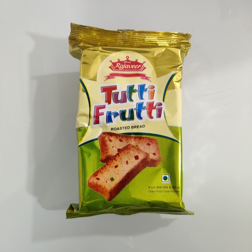Mix Fruit 75gm Shree Rajaveer Tutti Frutti Roasted Bread, For Home, Packaging Size: 70 Gm