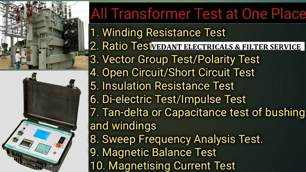 Periodic/Condition Vector Group Test Transformer Testing Service
