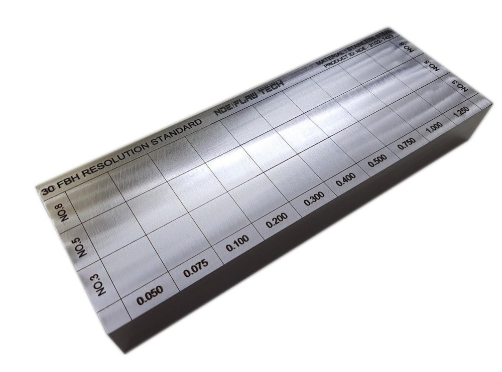 Digital Stainless Steel UT FBH Resolution Test Block