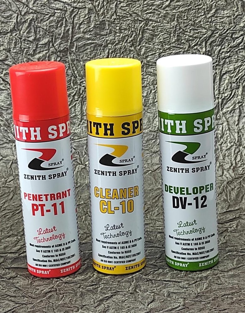 Zenith Dye Penetrant Testing Kit, Packaging Type: Can