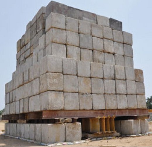 Kentledge Pile Testing Work, Pile Diameter: 400mm-1200mm