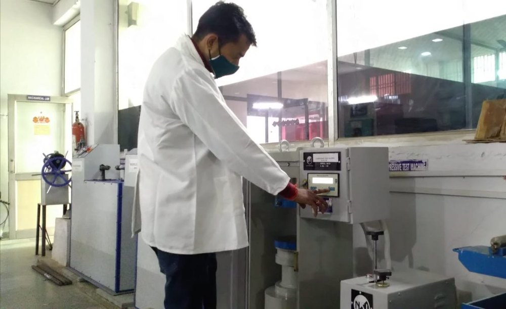 Mechanical Concrete Cube Testing Services