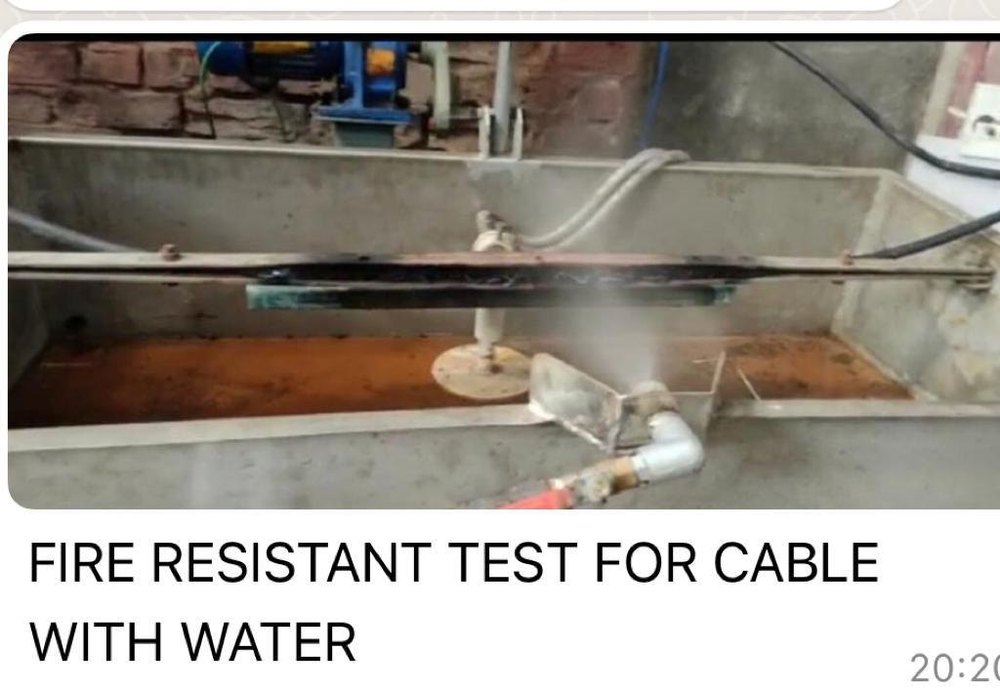 Cable Fire Resistant Test