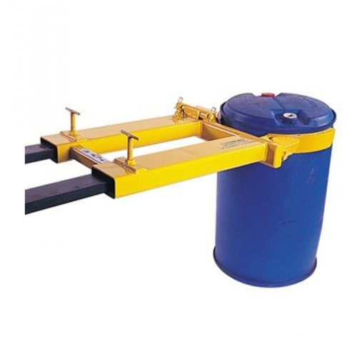 Mild Steel Fork Lift Manual Drum Grabber Attachment, Forks, Model Name/Number: AEDG50