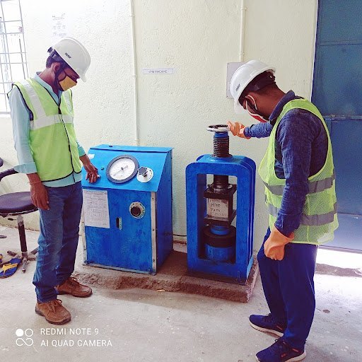 Cement Aluminia/Silica/Iron Percentage Concrete cube testing services