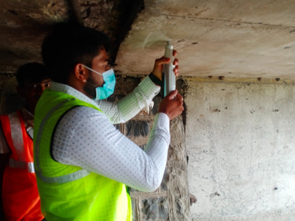 Concrete Structures Concrete Failure NDT Test By Rebound Hammer Testing Service